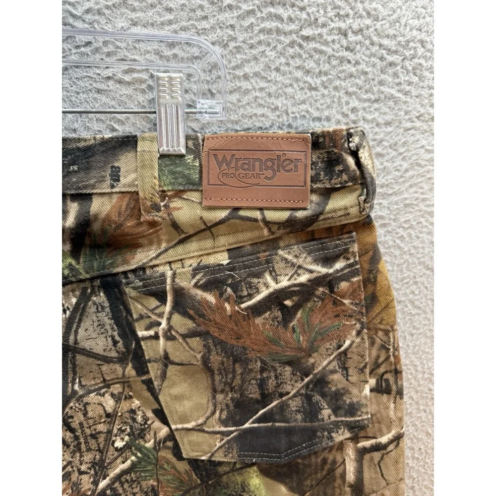 Wrangler Jeans Mens 44x25 Camouflage Pro Gear Brush Guard Realtree AP HD Camo *‎